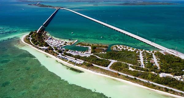 Camping auf den Florida Keys mit Bademöglichkeit in zwei Meeren Camping auf den Florida Keys mit Bademöglichkeit in zwei Meeren