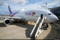 Erster Airbus A380 an Thai Airways International übergeben Erster Airbus A380 an Thai Airways International übergeben